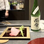 銀座 鉄板焼き ステーキ K-sio - お肉に合う日本酒も色々おいてありました！