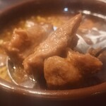 キッチン あずま - ミニタンシチュー＠スプーンですくってみたw