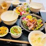 熊公館 - ②鶏料理（油淋鶏）お粥