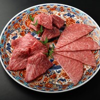 松阪牛の3種盛り合わせ