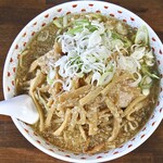 関屋 福来亭 - 料理写真:チャーシューメンマラーメン（大盛・ネギトッピング・大油）