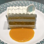 Tiffany Blue Box Café - マンゴーのショートケーキ