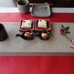 大山無價 - ピーナツ豆腐と渡り蟹のサラダ