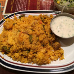 2014.10 金曜限定ベジタブルビリヤニランチ¥950