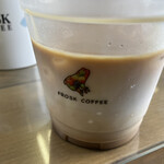 FROSK COFFEE STAND - アイスラテ…飲む前に写真撮り忘れた(^_^;)