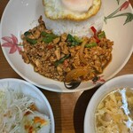 バンハオ2 - カオガッパオランチセット@1430