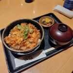 旬彩和食 口福 - 甘エビかき揚げどん