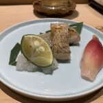 銀座鮨処 まぐろ相馬水産 - カレイ塩焼き