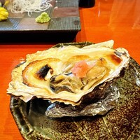 魚竹 - 生カキを焼き牡蠣に変更して貰いました