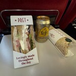 Pret A Manger - テイクアウトしたサンドイッチたち