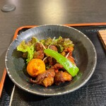 昇仙峡 甲州郷土料理 ほうとう・うなぎ わらじ - ミニ鳥もつ煮