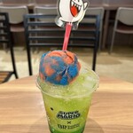 サーティワンアイスクリーム - ドリンク写真:ルイージひんやりクラッシュソーダ
