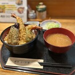 ふく佐屋 - 大海老天丼　大盛