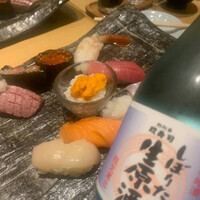 おたる政寿司 本店 - 政寿司セット　握り12貫　イカお造り付き　¥6,600