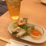 ベトナム料理 ふぉーの店 - ちょい飲みセットの海老の生春巻き
