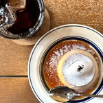 アワー プレイス コーヒー スタンド - 料理写真:・Sweets Set 900円/税込
(カスタードプリン + アイスコーヒー)