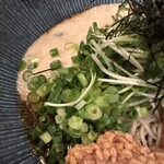 人力俥 - ひきわり納豆、ネギが旨い！