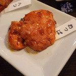 蓮屋 - 「おまかせホルモン」　９８３円　おっぱい