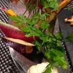 レストラン バカール - 2014,09 珍しい有機野菜