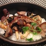 レストラン バカール - 2014,09 炊き上げご飯(きのこ）