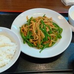 中国食堂 城満 - 料理写真:ランチ(青椒肉絲)