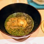 日本料理 山崎 - 味噌汁の具は茄子で秀逸な味わい 202508