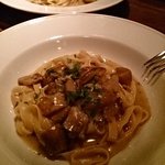 シャンパン&醤油バー フルートフルート - 【2014/9月】ポルチーニ茸のエシレバター醤油ソース　生パスタのタリアテッレ