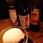 シャンパン&醤油バー フルートフルート - 【2014/9月】デザートのアイスクリームにもお醤油をかけていただきます。