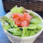 cocochiyo cafe - ミニサラダがつきました