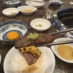 焼肉チング - ワサビが辛くなく、香りだけになります