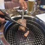 焼肉チング - 朝地牛ステーキ