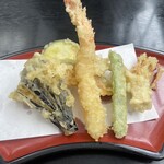 Soba Dokoro Yabu Karuizawa Ten - 天ぷら盛り合わせ（1,200円）