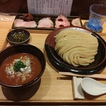 中華蕎麦 とみ田 - つけめん(TOKYO-X豚骨魚介) 特選全部乗せ 青唐辛子