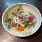 とんかつ comocchi - 塩昆布サラダ