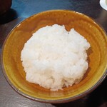 とんかつ comocchi - 土鍋で炊いたご飯