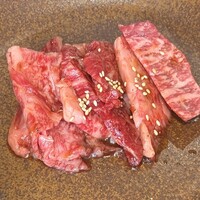 にくずき - 国産牛切り落としカルビ焼き肉定食