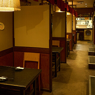 【半個室あり】シーンに合わせて選べる多彩なお席をご用意