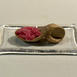 ウシマル - ・赤紫蘇と梅のグラニテ