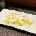 居酒屋かんさい - はくさい漬け