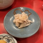 安参 - 相方のミノの湯引きポン酢　