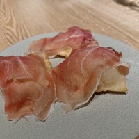 Osteria Da Boo. - ニョッコフリット（揚げパンに生ハム）