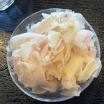 ひととせの雪 - 同行者が頼んだ白桃！