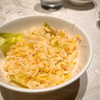 筑紫樓 銀座店 - 蟹炒飯(とりわけ後)