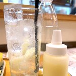 コバスタンド食堂 - レモンサワーセット