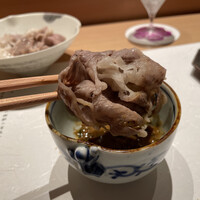 和 のぎ - 和牛のすき煮。