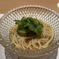 和 のぎ - カレー冷麺。
