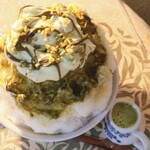 CAFE Tea Tree - 【2025.08】かき氷・イタリア産濃厚ピスタチオ(税込950円)