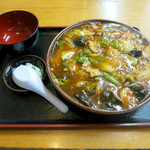 若松 - 辛味皿ひもかわ 750円