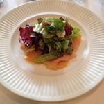 南フランス料理 レストラン ガレット - アイリッシュスモークサーモンとフレッシュ野菜