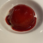 Decoller - コースとは別にデザートを付けました。ピーチメルバ。